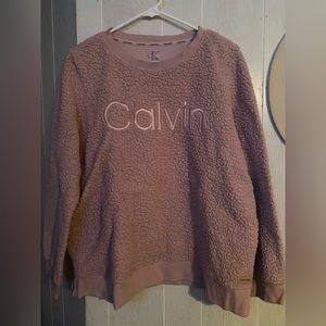 Calvin Klein XL Sherpa sweater
